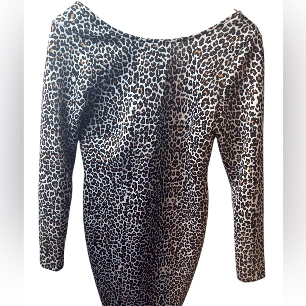 Kardashian Animal Print dress. Size L